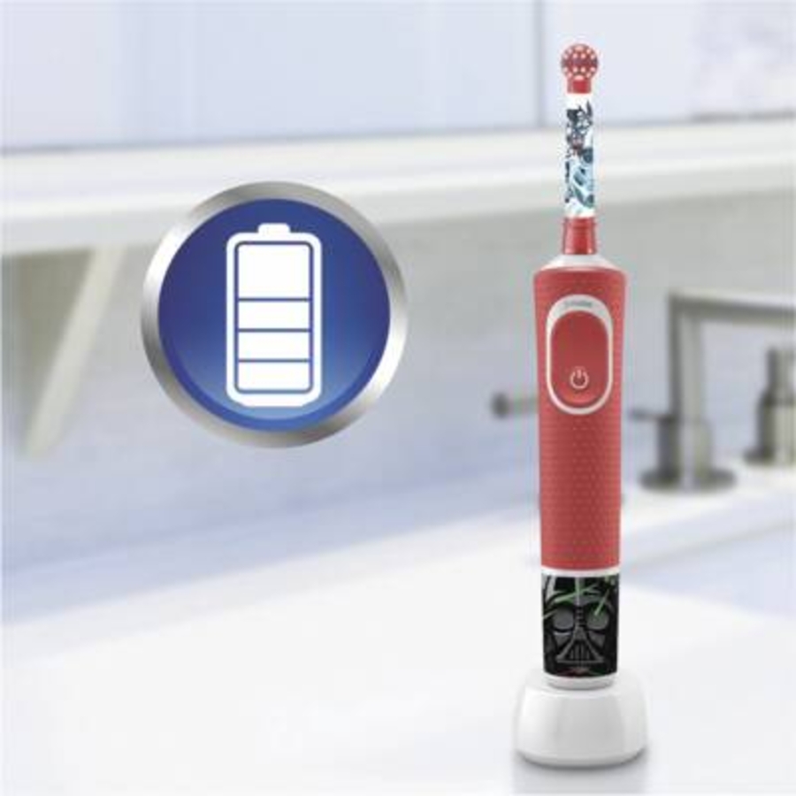 Oral-B Vitality Kids Star Wars Elektrische Kinderzahnbürste Red 