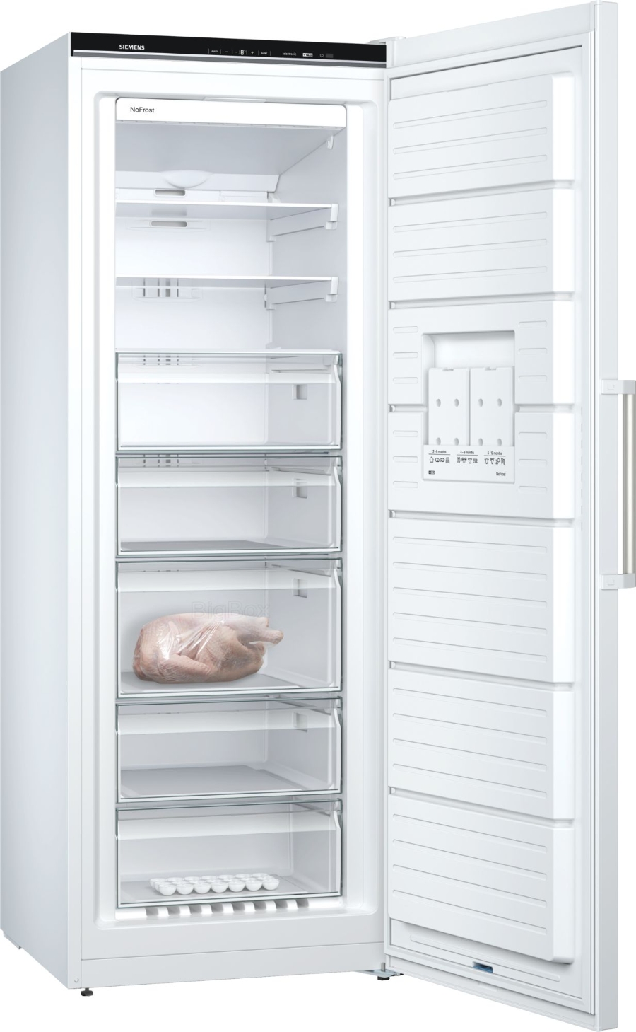 Siemens GS58NDWDP Gefrierschrank  365L NoFrost, HxBxT:1910x700x780mm 