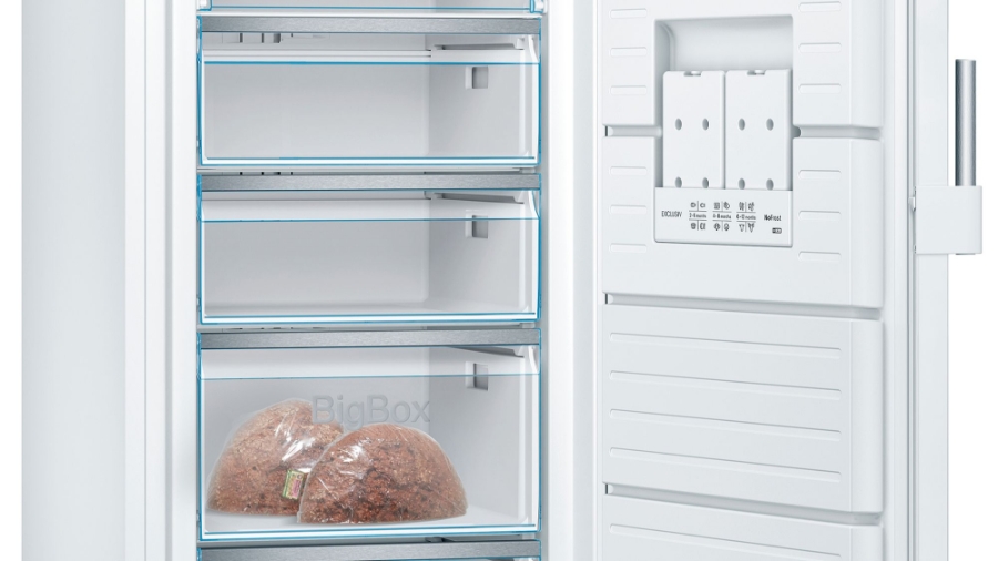 Bosch GSN58EWDV Select Line Serie 6 Gefrierschrank 365L  191 x 70 cm, Weiß, NoFrost 