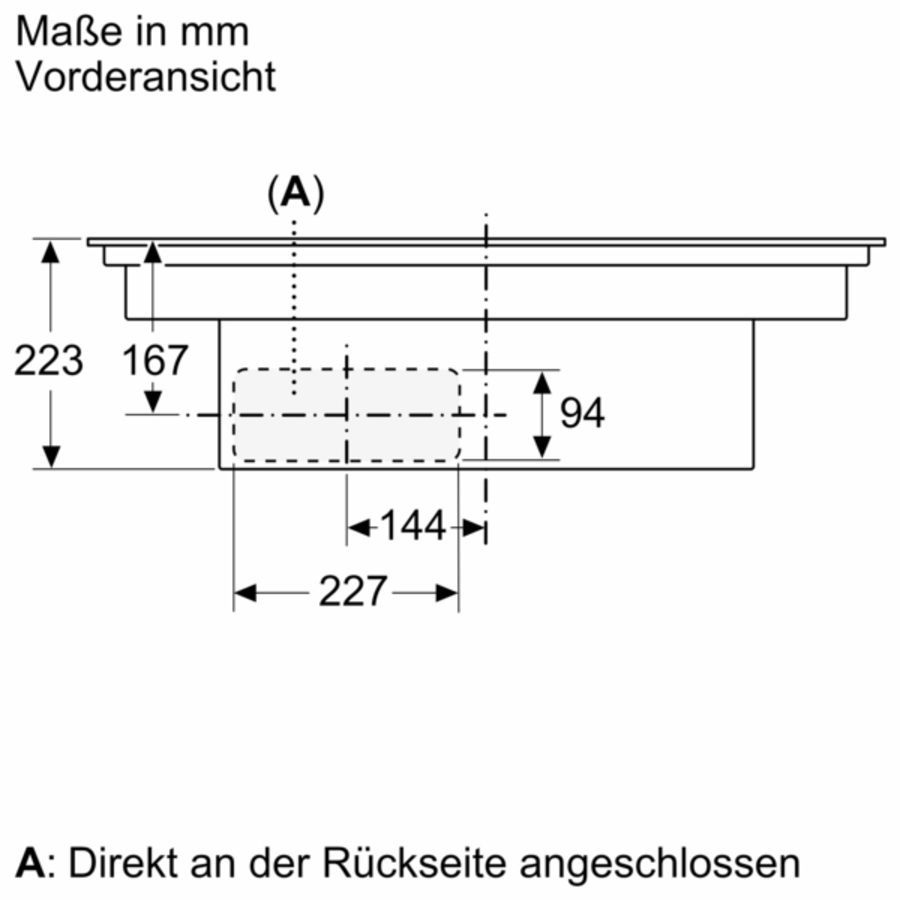 Siemens EX875LX67E IQ700 Kochfeld mit integriertem Dunstabzug  (Induktion) 80 cm 