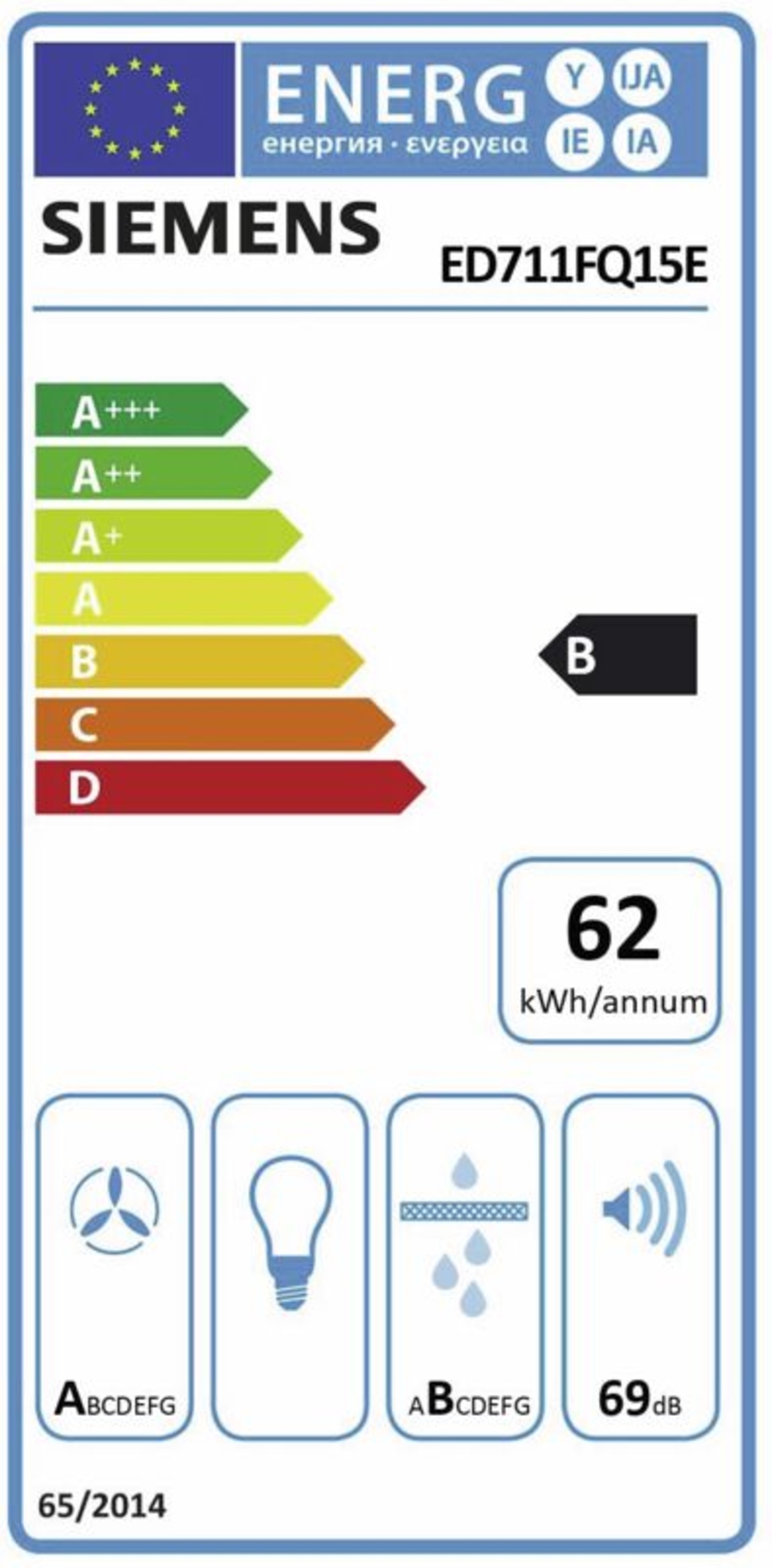 Siemens ED711FQ15E iQ500 Induktion-Kochfeld mit Dunstabzug 70 cm Rahmenlos