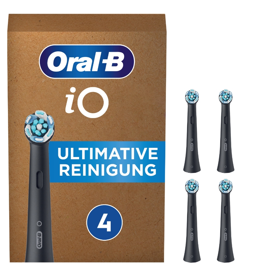 Oral-B iO Black Ultimative Reinigung Aufsteckbürsten 4er 
