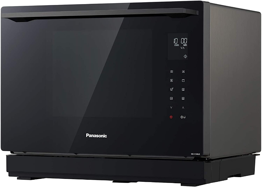 Panasonic NN-CS88LBEPG 4 in 1 Dampf Kombiofen mit Dampf Mikrowelle, Grill, Konvektion, Inverter Technologie
