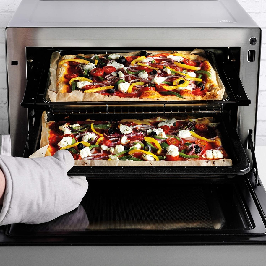 Panasonic NN-CS88LBEPG 4 in 1 Dampf Kombiofen mit Dampf Mikrowelle, Grill, Konvektion, Inverter Technologie