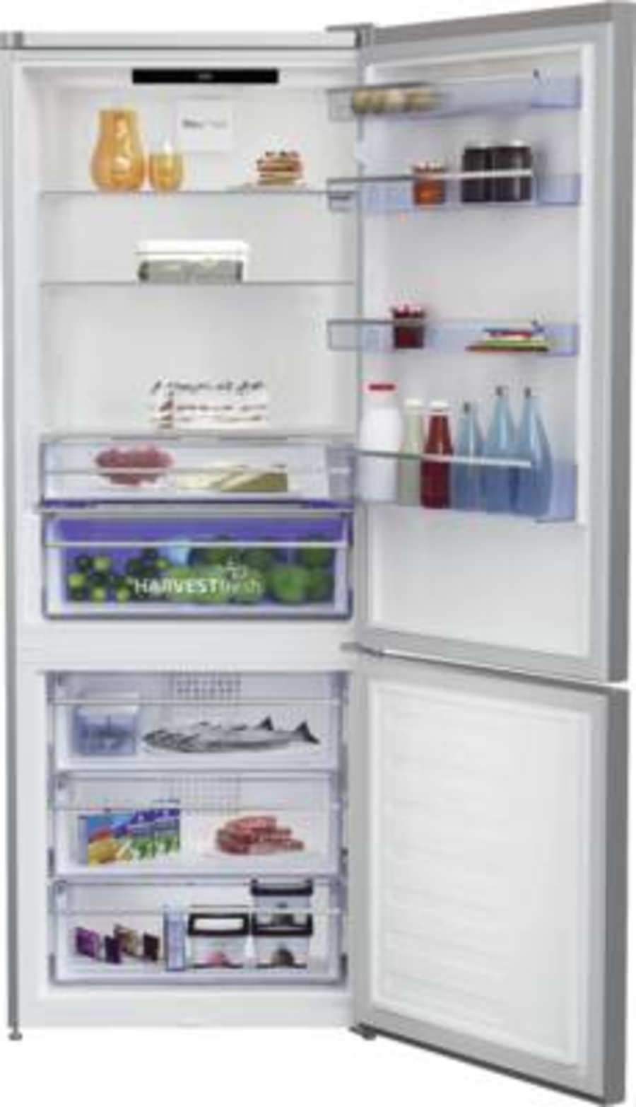Beko RCNE560E50ZXPN Kühl-Gefrier Kombination 501L, NoFrost 