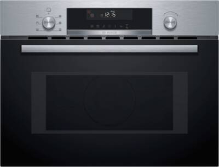 Bosch CMA585GS0 Serie 6  Einbau-Mikrowelle mit Heißluftfunktion 60 x 45 cm, Edelstahl