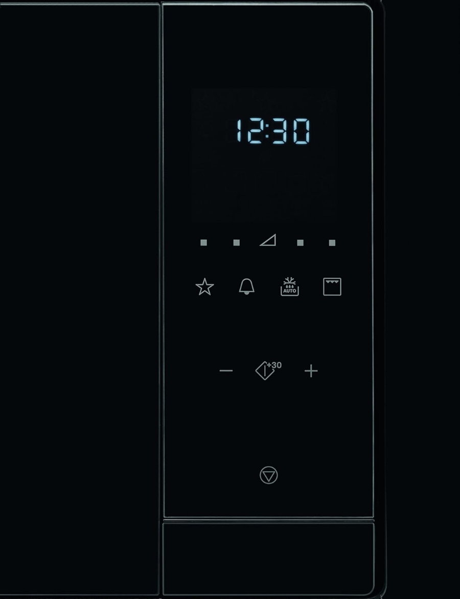 AEG MSB2547D-M Einbau Mikrowelle Display mit Uhr Touch-Bedienung , Grillfunktion  Edelstahl