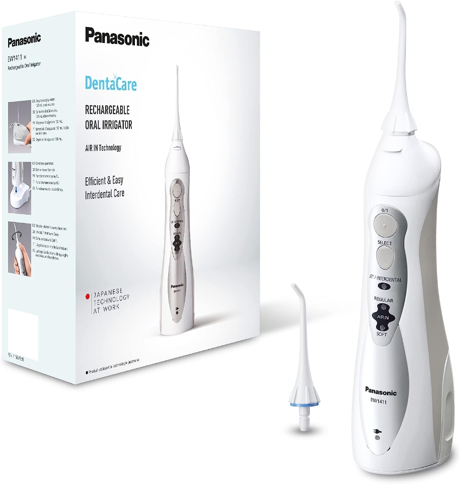 Panasonic EW1411 kabellose Munddusche mit Ladestation  