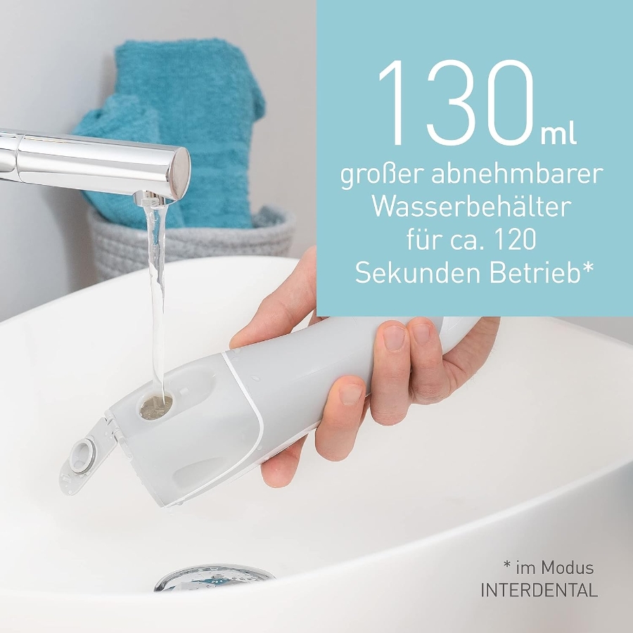 Panasonic EW1411 kabellose Munddusche mit Ladestation  