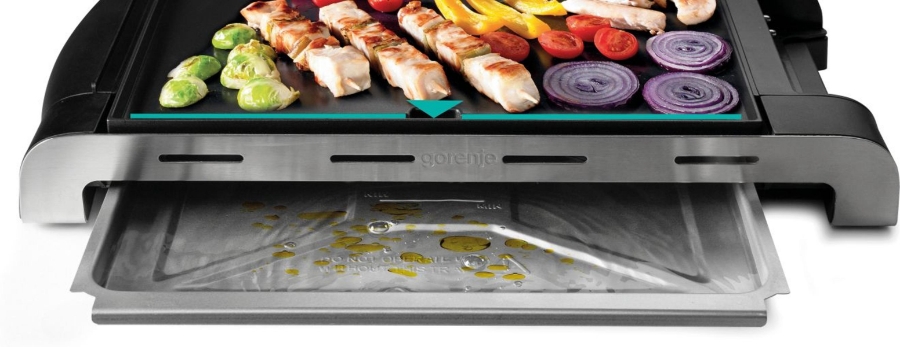 Gorenje TG 2514 B Elektro Tischgrill Edelstahl 