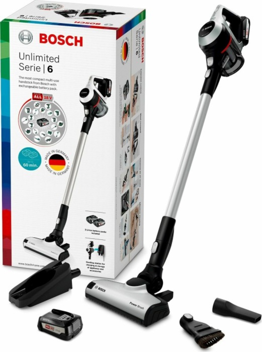 Bosch BBS612PCK Handstaubsauger mit 2 Akku 