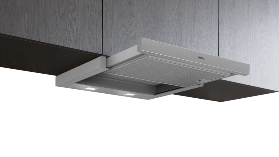 Siemens LI64LB531  Flachschirmhaube 60 cm breit, LED, Intensivstufe, silbermetallic