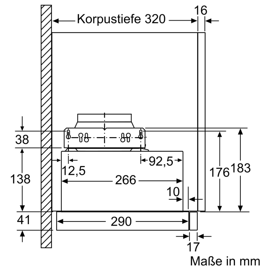 Siemens LI64LB531  Flachschirmhaube 60 cm breit, LED, Intensivstufe, silbermetallic
