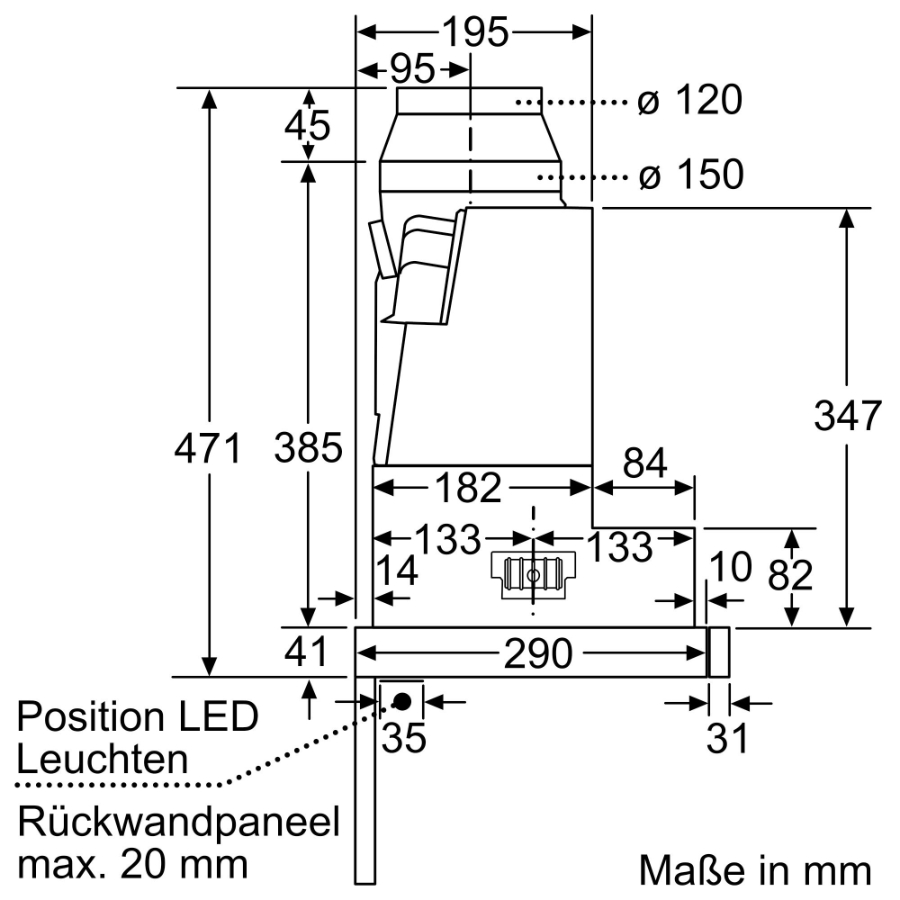 Siemens LI67SA671 Flachschirmhaube 60 cm Edelstahl 60cm