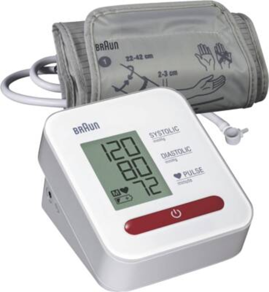 Braun Personal Care BUA5000EU ExactFit 1 Oberarm Blutdruckmessgerät  