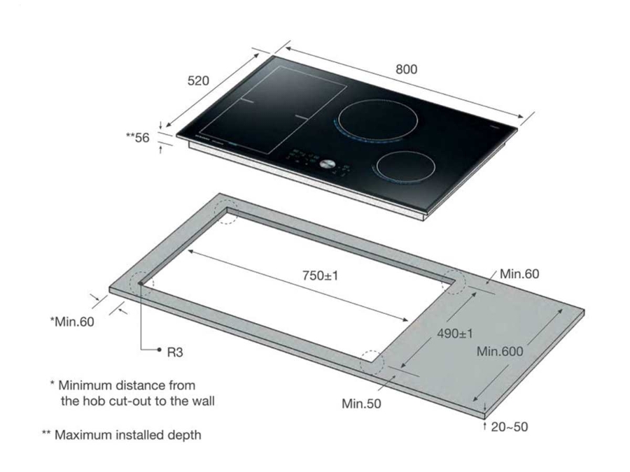 Samsung NZ84T9770RK/EG Induktionskochfeld Autark 80 cm  AUSSTELLER!!!!!!!!!