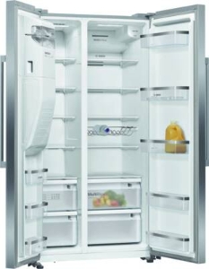 Bosch KAD93AIEP Side by Side NoFrost 562 Liter 178.7 x 90.8 cm, Gebürsteter Stahl AntiFingerprint