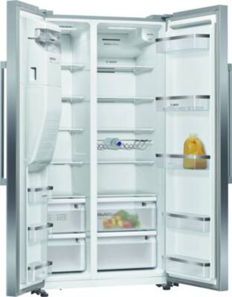 Bosch KAD93AIEP Side by Side NoFrost 562 Liter 178.7 x 90.8 cm, Gebürsteter Stahl AntiFingerprint