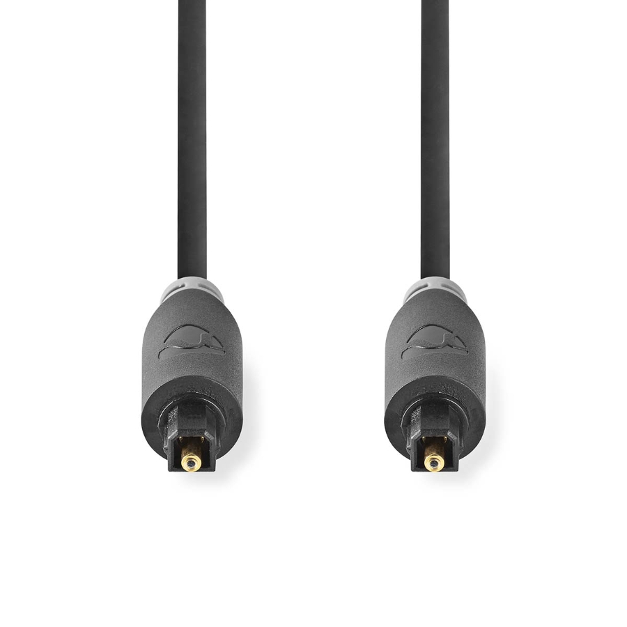Nedis CABW25000AT30 Optisches Audiokabel | TosLink-Stecker | 3,0 m | Anthrazit