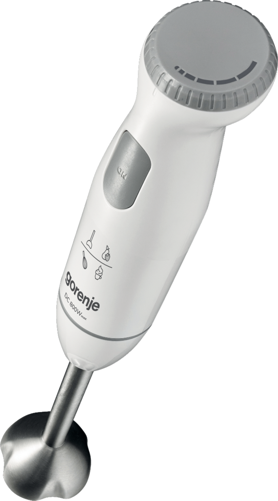 Gorenje HBC802QW Stabmixer ,800 W DC Motor für ökonomischen Betrieb und Langlebigkeit
