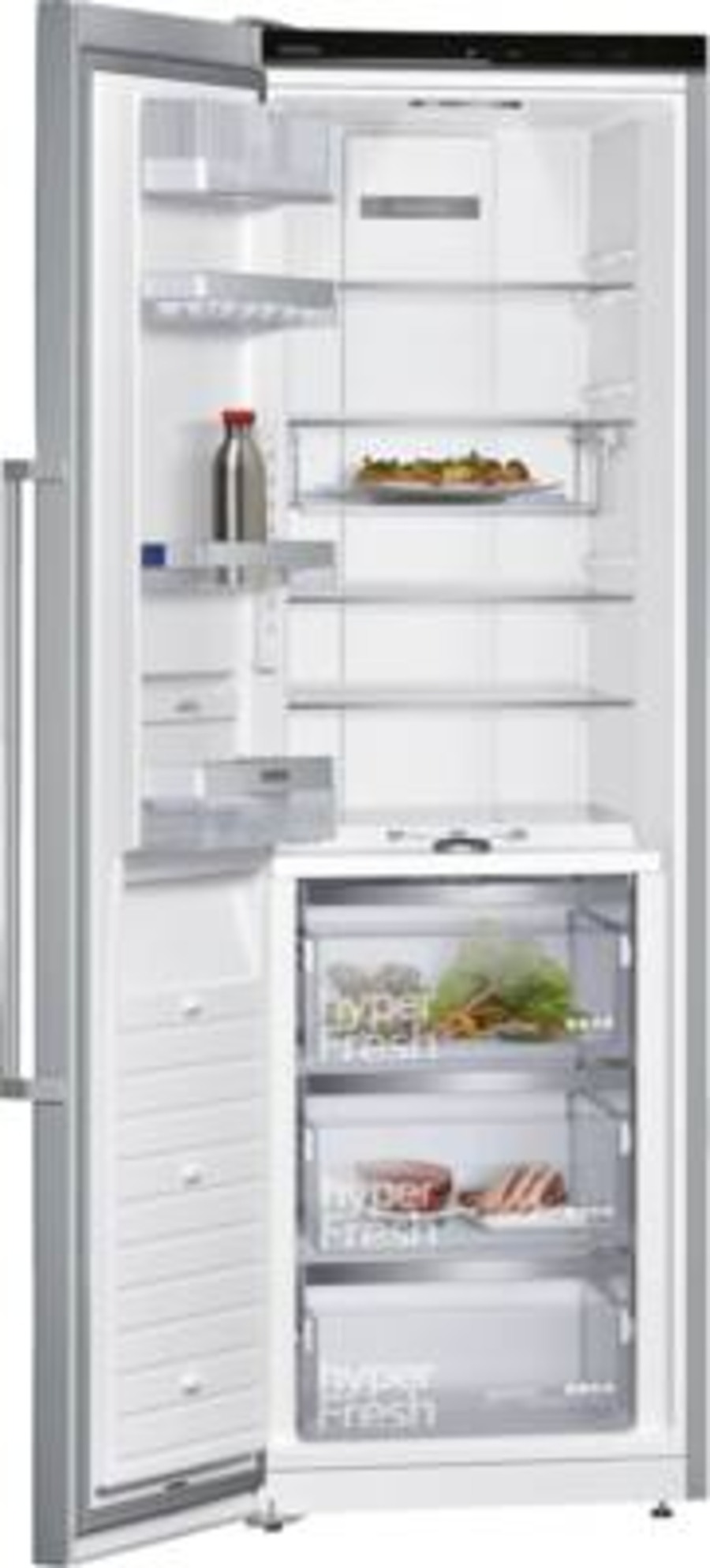 Siemens KS36FPIDP   Kühlschrank Stand HxB:186 x 60 cm Edelstahl 