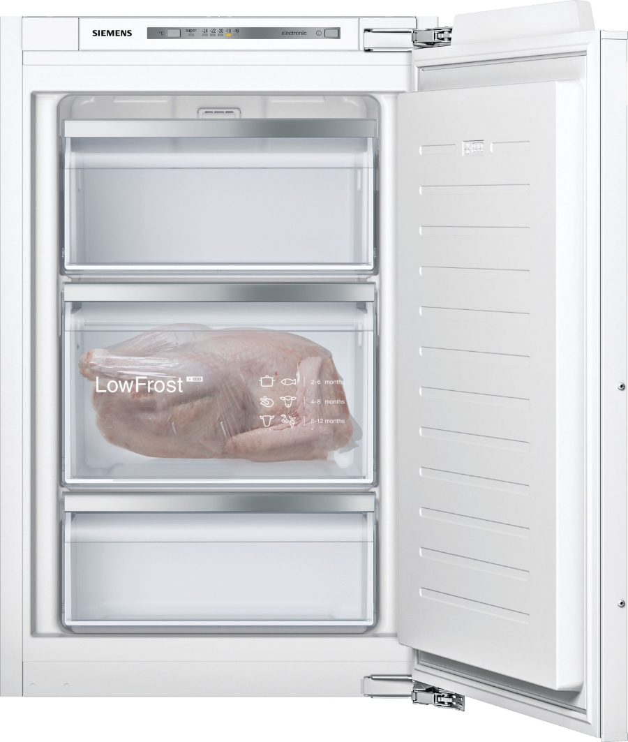 Siemens GI21VAFE0 iQ500 Gefrierschrank Einbau 88 cm Nische Festtür 87.4 x 55.8 cm