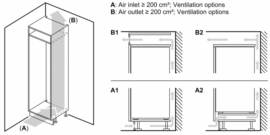 Siemens KI87VVSE0 iQ300 Einbau-Kühl-Gefrier-Kombination mit Gefrierbereich unten 177.2 x 54.1 cm
