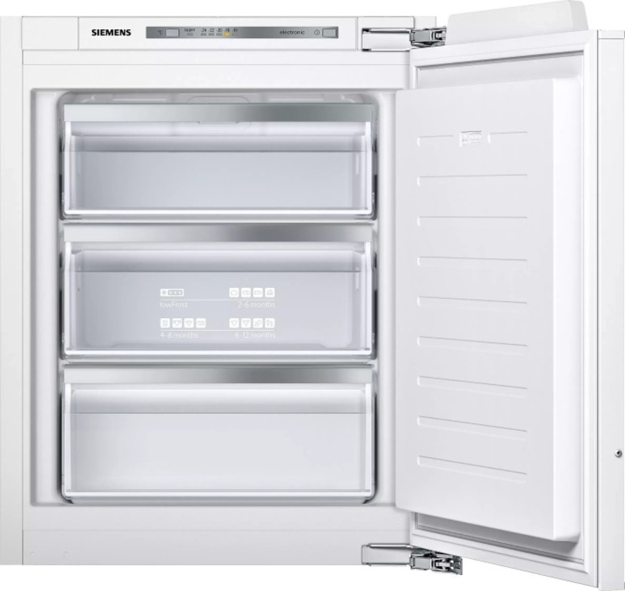 Siemens GI11VAFE0 iQ500 Einbau-Gefrierschrank Flachscharnier (Festtür) HxB:71.2 x 55.8 cm