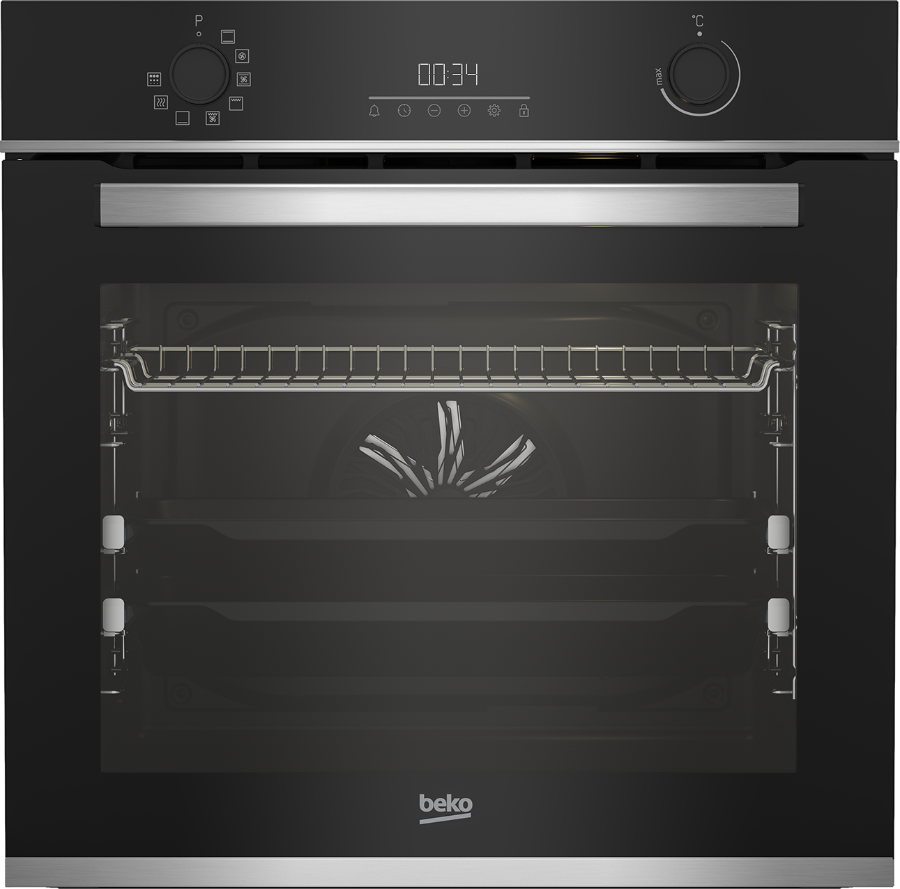 Beko BBIM13300XPE Multifunktionsbackrohr  mit 8 Kochfunktionen, Pyrolyse(Selbstreinigung)