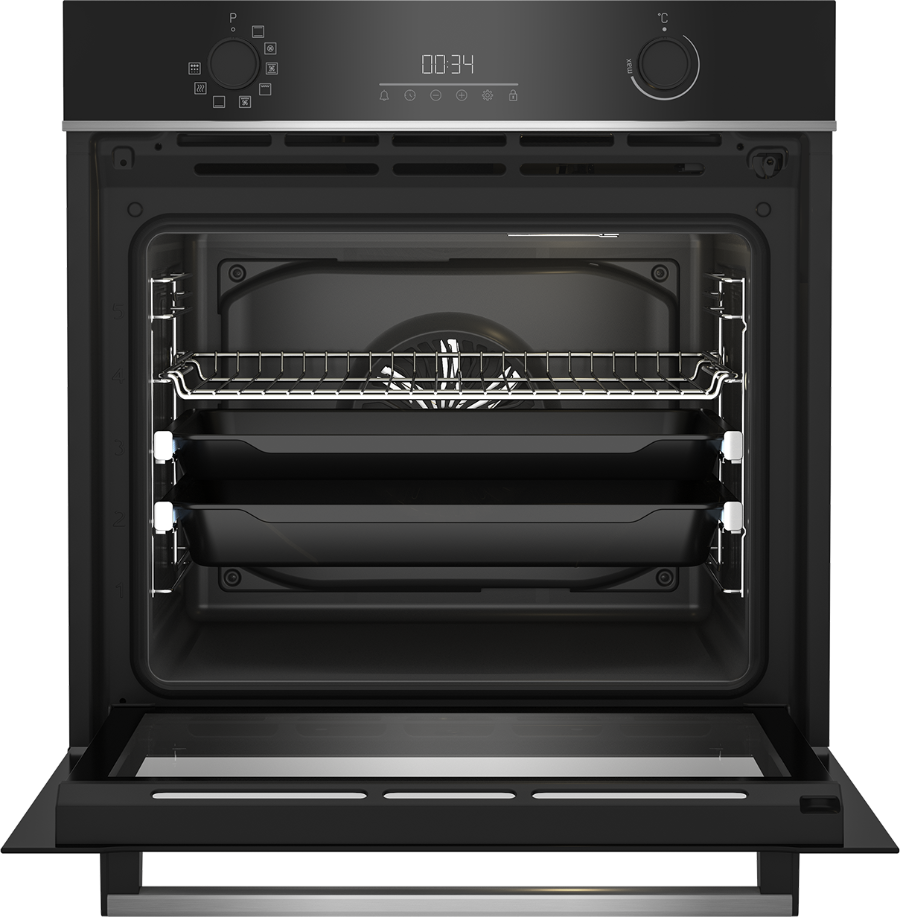 Beko BBIM13300XPE Multifunktionsbackrohr  mit 8 Kochfunktionen, Pyrolyse(Selbstreinigung)