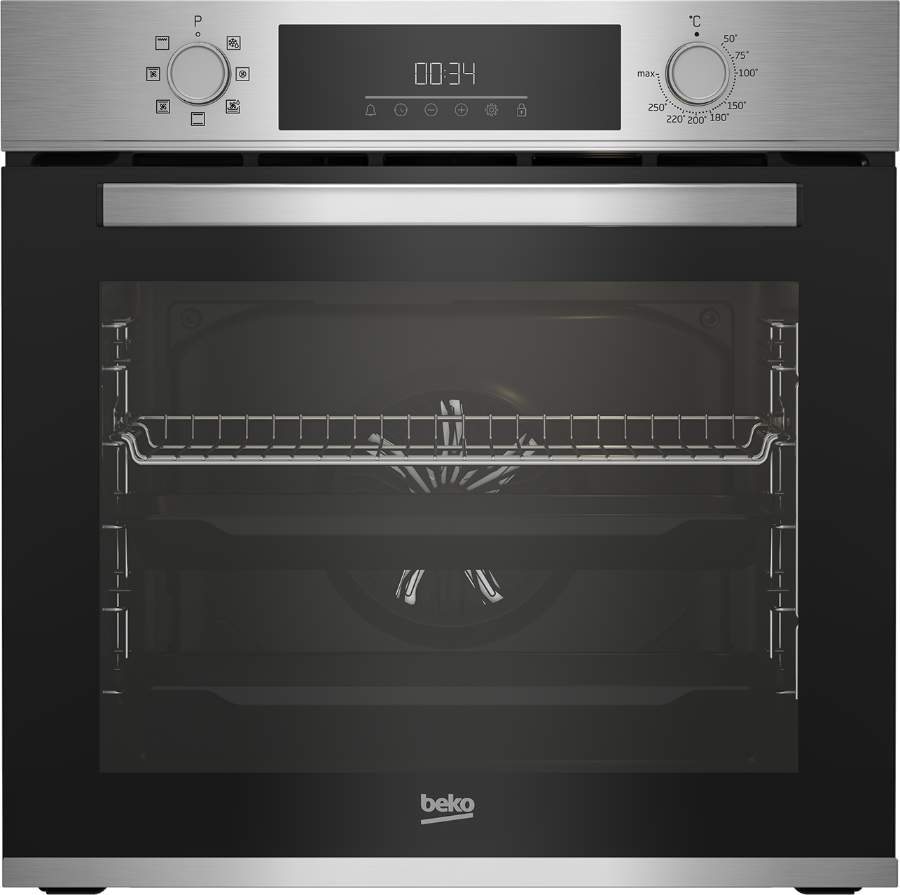 Beko BBIM12300X Multifunktionsbackrohr mit 8 Kochfunktionen 
