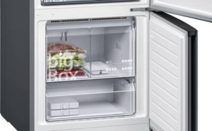 Siemens KG56FPXDA Kühl-Gefrier-Kombination Stand 70 cm breit 483l,NoFrost,Edelstahl-Schwarz EEK:D