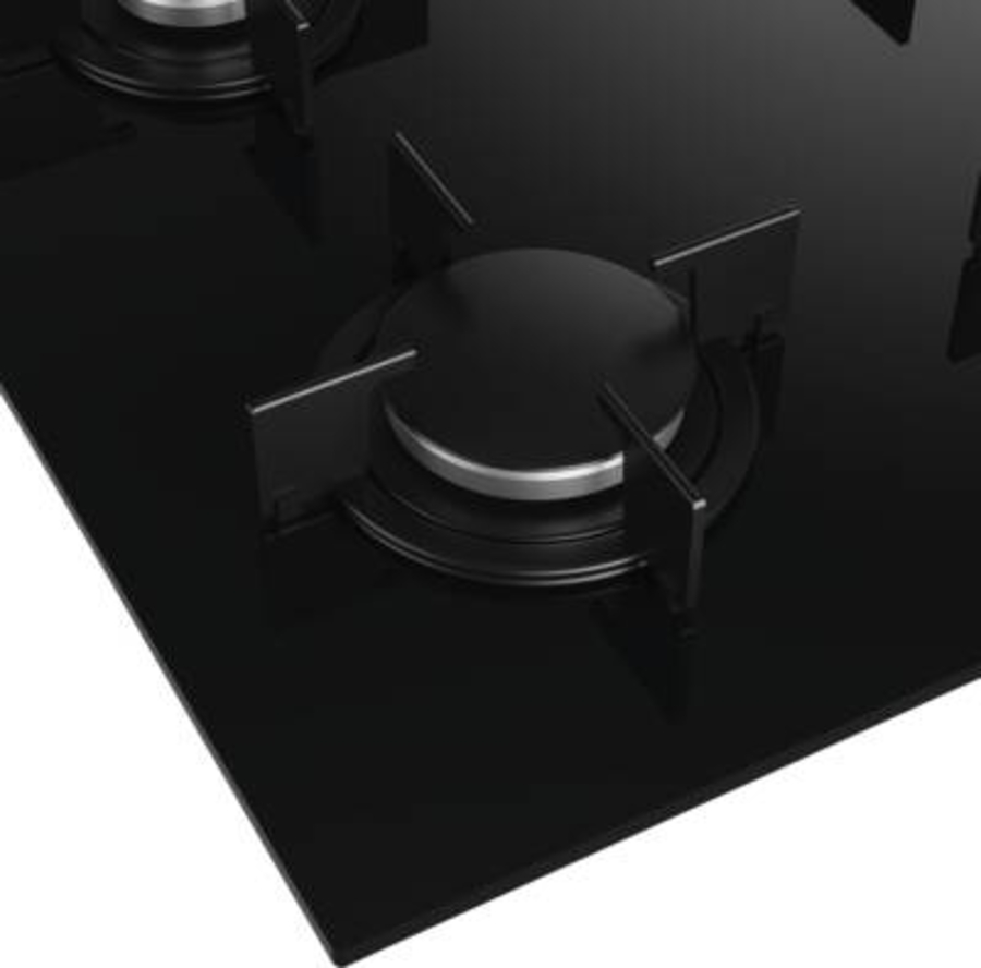 Beko HILG64120S Gaskochfeld schwarz glas modernes Design