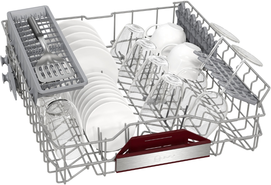 Neff S257EAX36E N70 XXL Geschirrspüler Einbau vollintegriert 60cm "86,5 cm Nische" Home Connect, TimeLight 