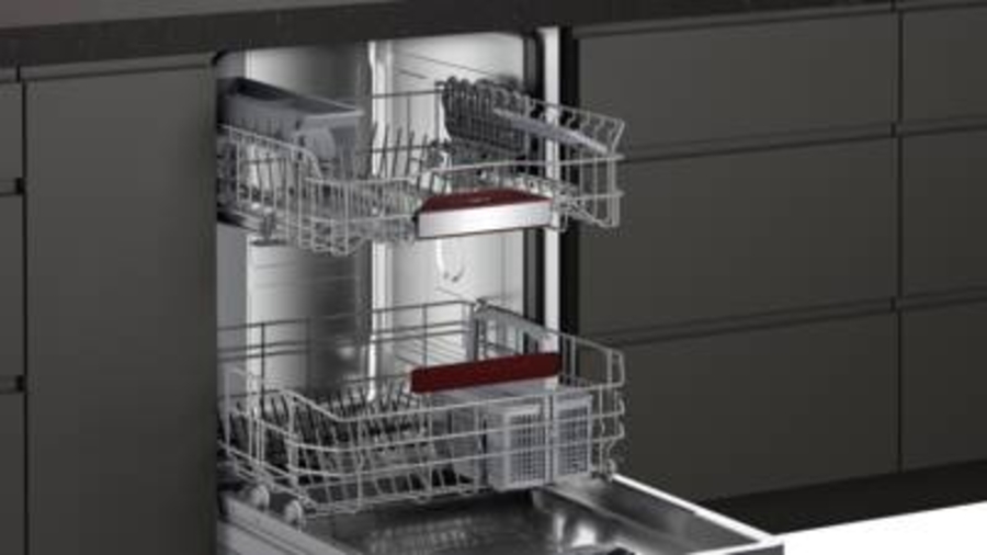 Neff S257EAX36E N70 XXL Geschirrspüler Einbau vollintegriert 60cm "86,5 cm Nische" Home Connect, TimeLight 