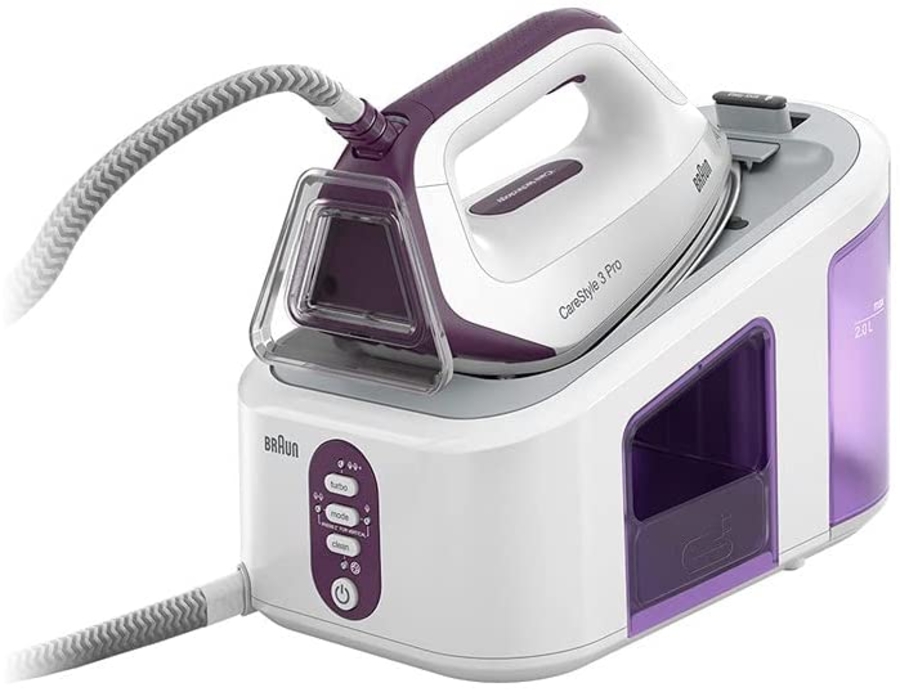 Braun Domestic Home IS3155 VI CareStyle 3 Pro Dampfbügelstation   mit FreeGlide-3D Bügelsohle,2400W,6.5 bar