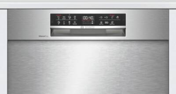 Bosch SMU6ECS57E Unterbau-Einbau Geschirrspüler,60cm, Edelstahl mit Besteckschublade