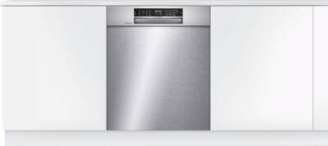 Bosch SMU6ECS57E Unterbau-Einbau Geschirrspüler,60cm, Edelstahl mit Besteckschublade