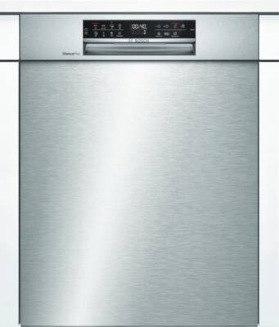Bosch SMU6ECS57E Unterbau-Einbau Geschirrspüler,60cm, Edelstahl mit Besteckschublade