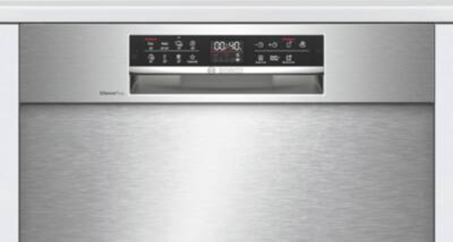 Bosch SMU6ECS57E Unterbau-Einbau Geschirrspüler,60cm, Edelstahl mit Besteckschublade