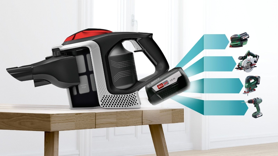 Bosch BSS81POW1  Akkustaubsauger Unlimited 8 ProPower Schwarz