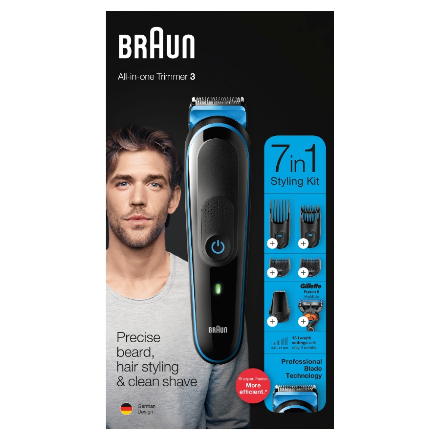 Braun Personal Care 7-in-1-Trimmer MGK3245 Barttrimmer 