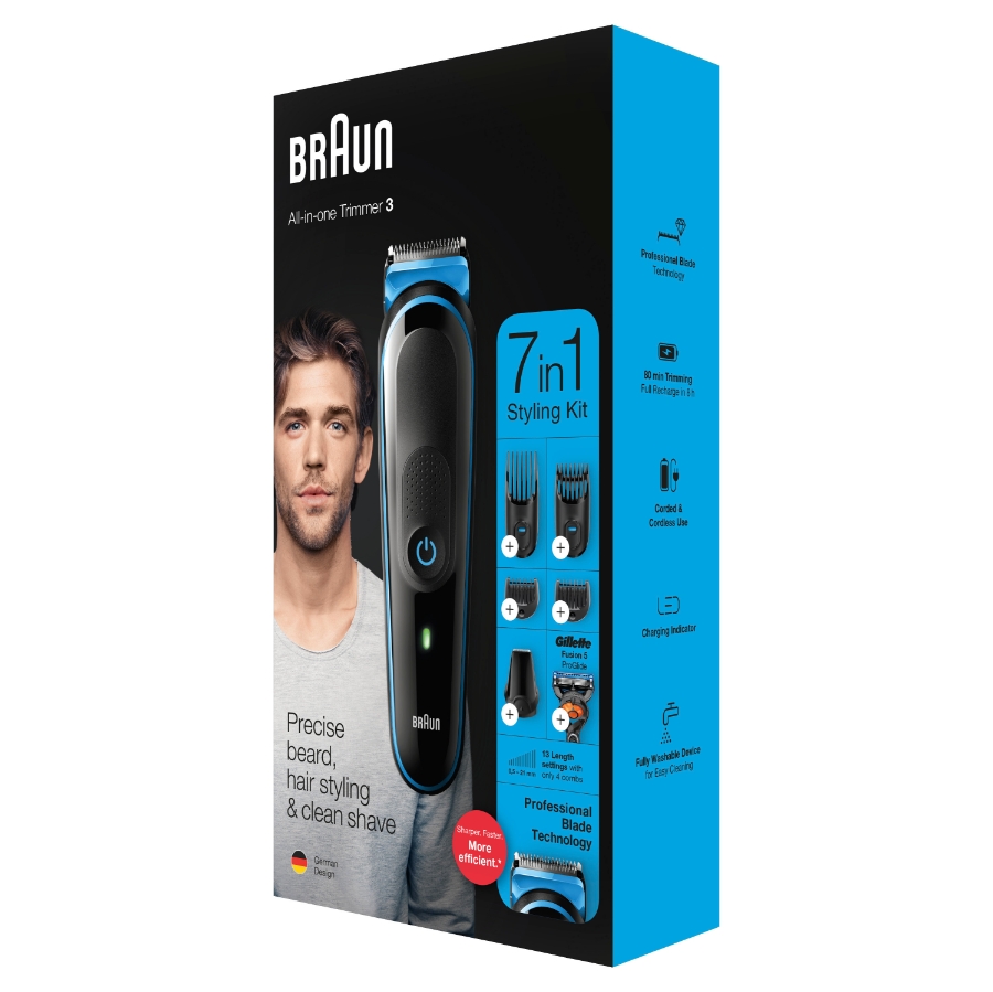 Braun Personal Care 7-in-1-Trimmer MGK3245 Barttrimmer 