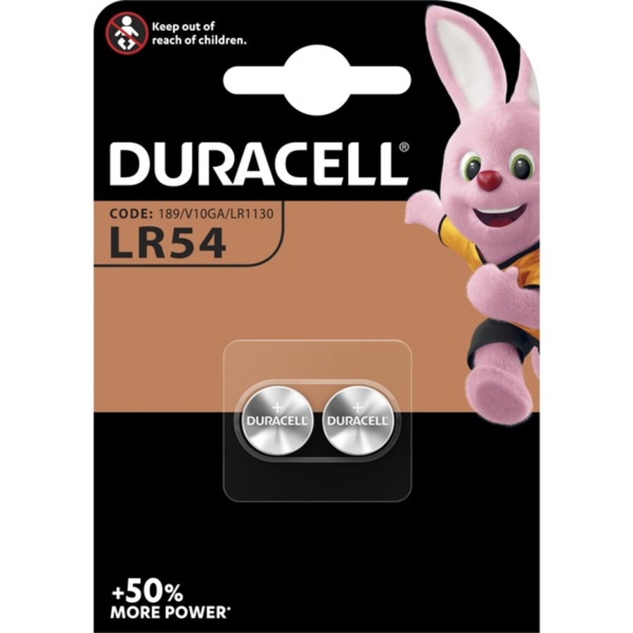Duracell LR54 B2 Knopfzellenbatterie Electronics  2 Stk 