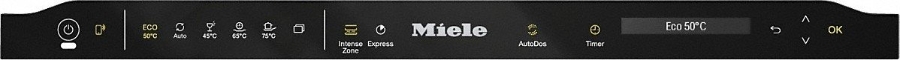 Miele G 7360 SCVi Obsidianschwarz Geschirrspüler vollintegriert  AutoDos mit Besteckschublade