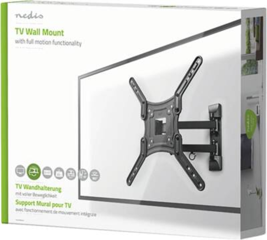 Nedis TVWM1530BK Wandhalterung Schwarz 