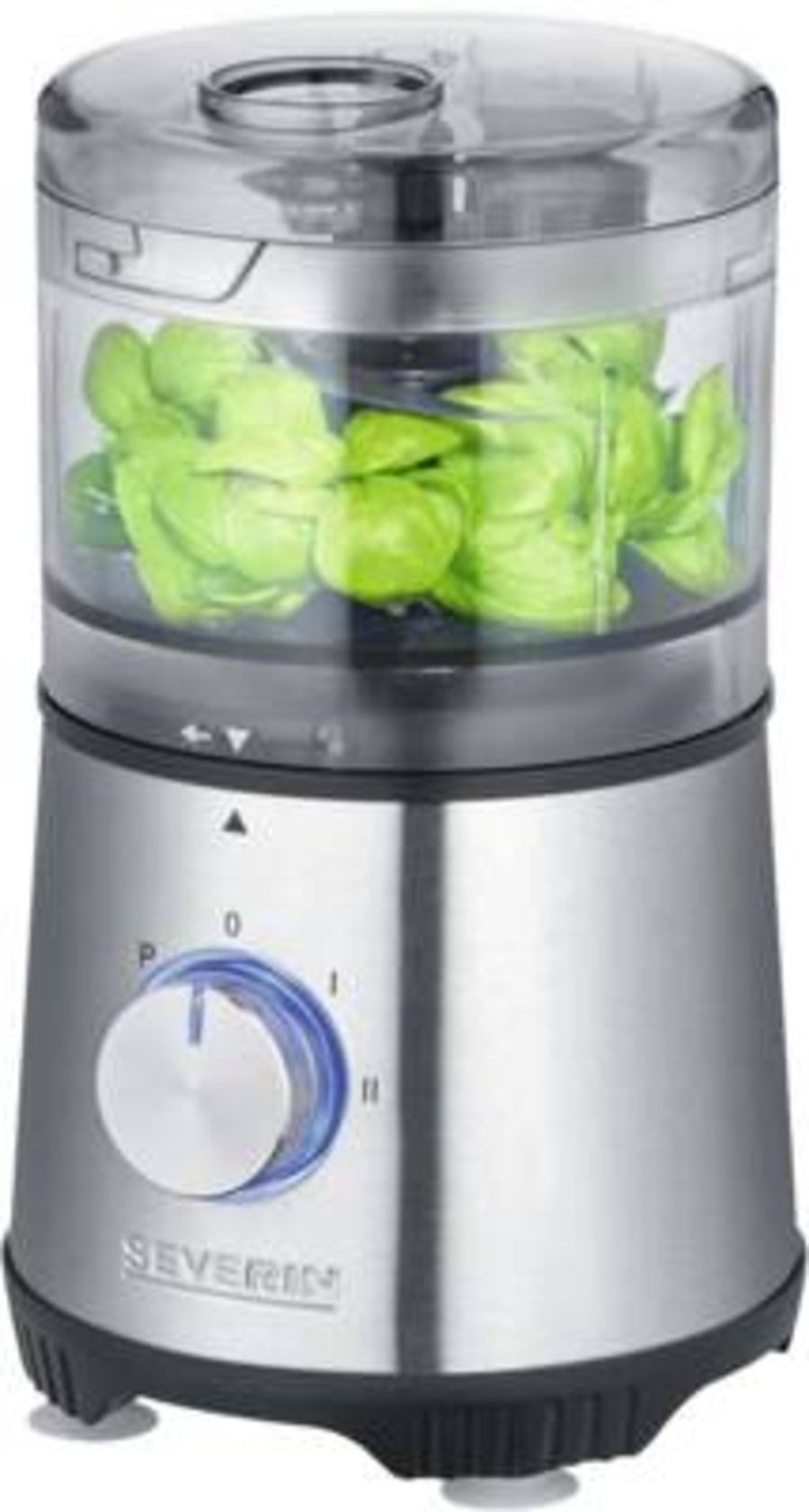 Severin KM3865  Zerkleinerer 400 W Edelstahl (gebürstet)  Schwarz  