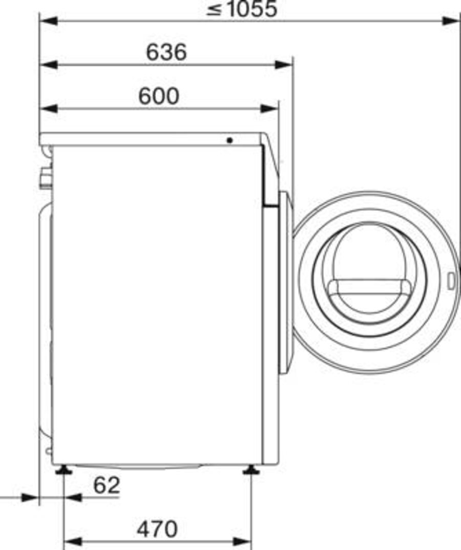 Miele WCD120 WPS  Waschmaschine Lotosweiss 60 cm Frontlader 8 kg 1400 U/min EEK:A