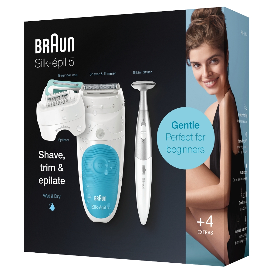 Braun Personal Care Silk-epil 5 5-810 Epilierer SensoSmart Wet&Dry 