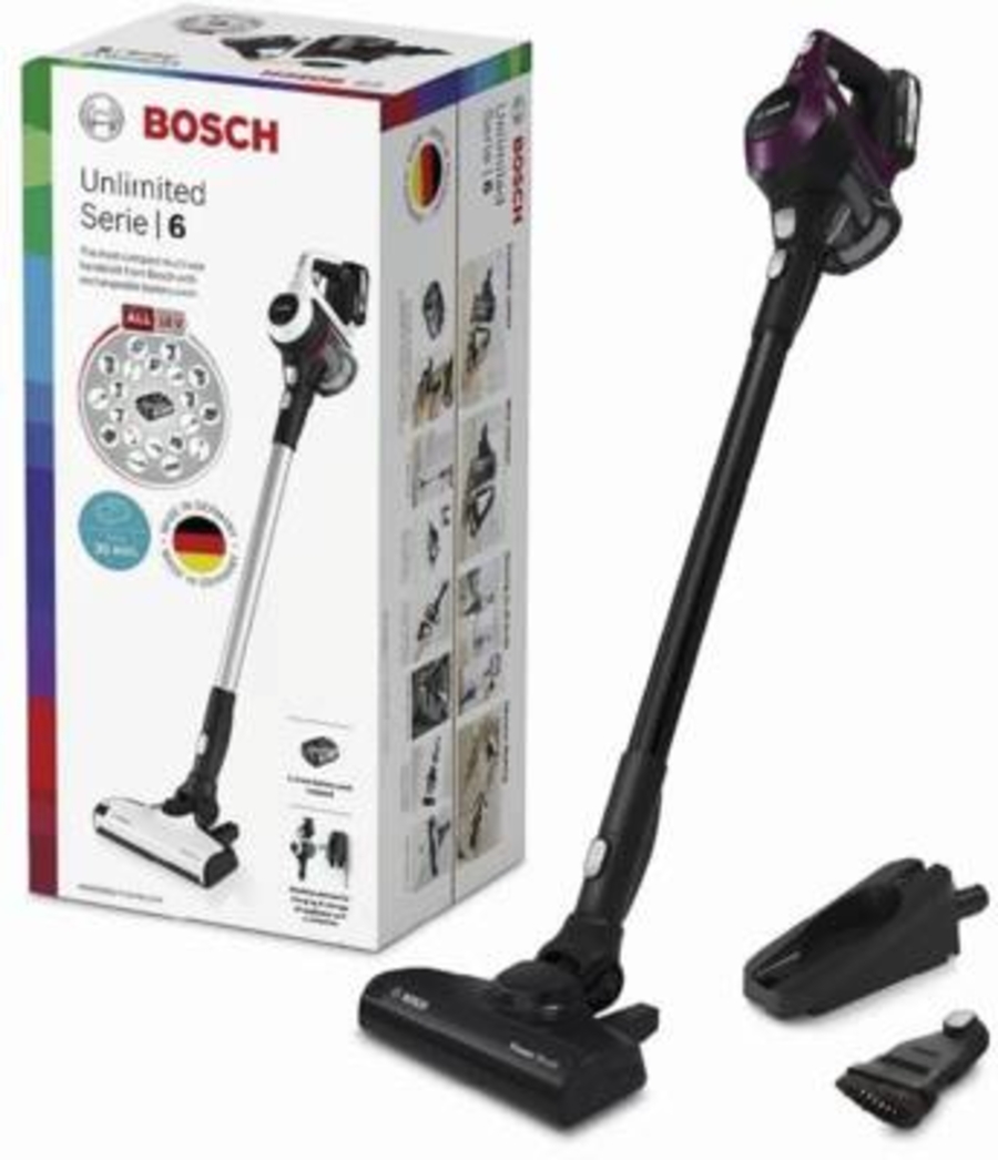 Bosch BCS6111P Akku-Staubsauger Schwarz 